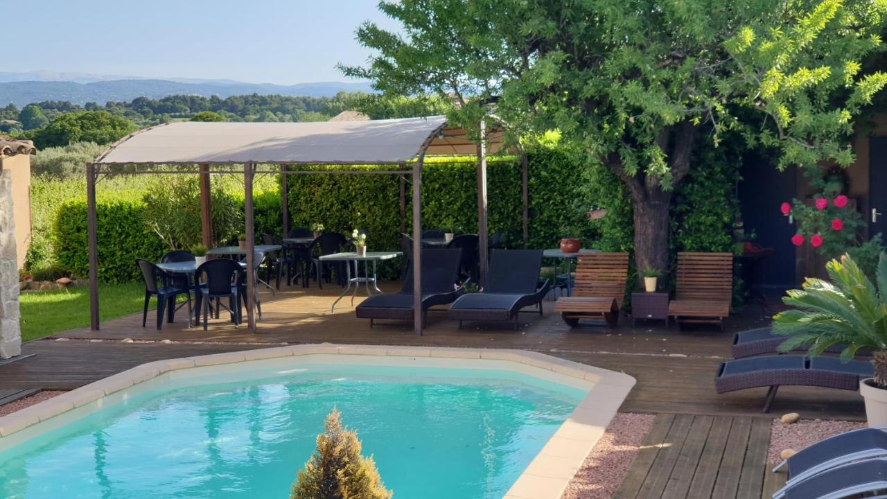 Le Jardin D'Ivana Chambres D'Hotes B&B Avec Piscine Chauffee Oppède Exterior foto
